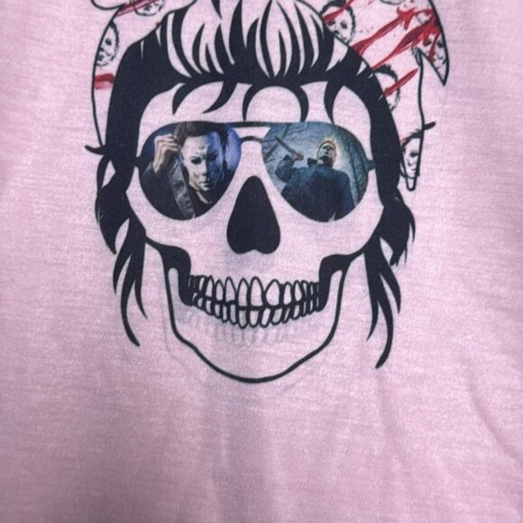 Halloween Michael Myers Tshirt Made by Sublimation Size 5 - Picture 3 of 6